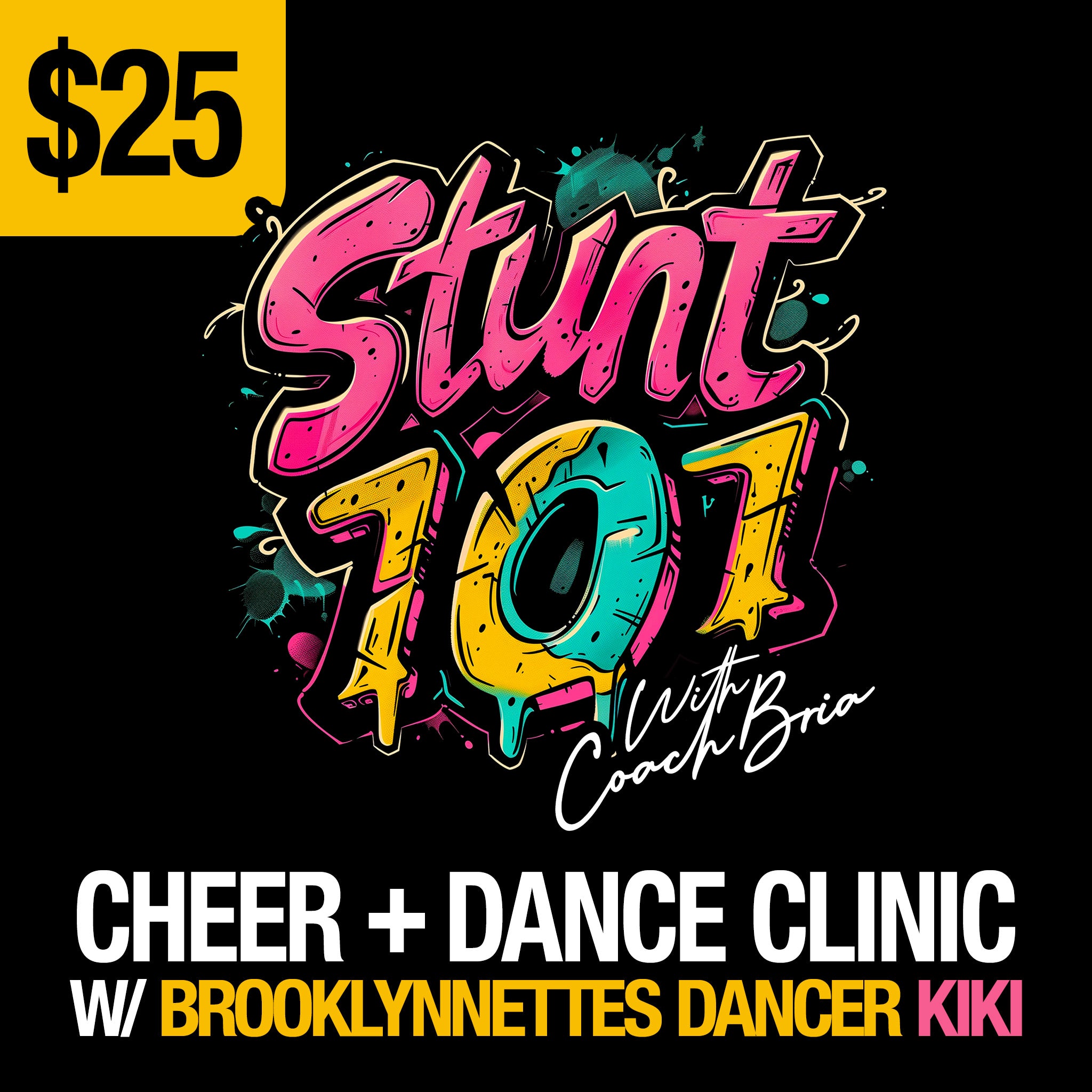 Stunt101 : Cheer & Dance Clinic with a Brooklynettes Dancer